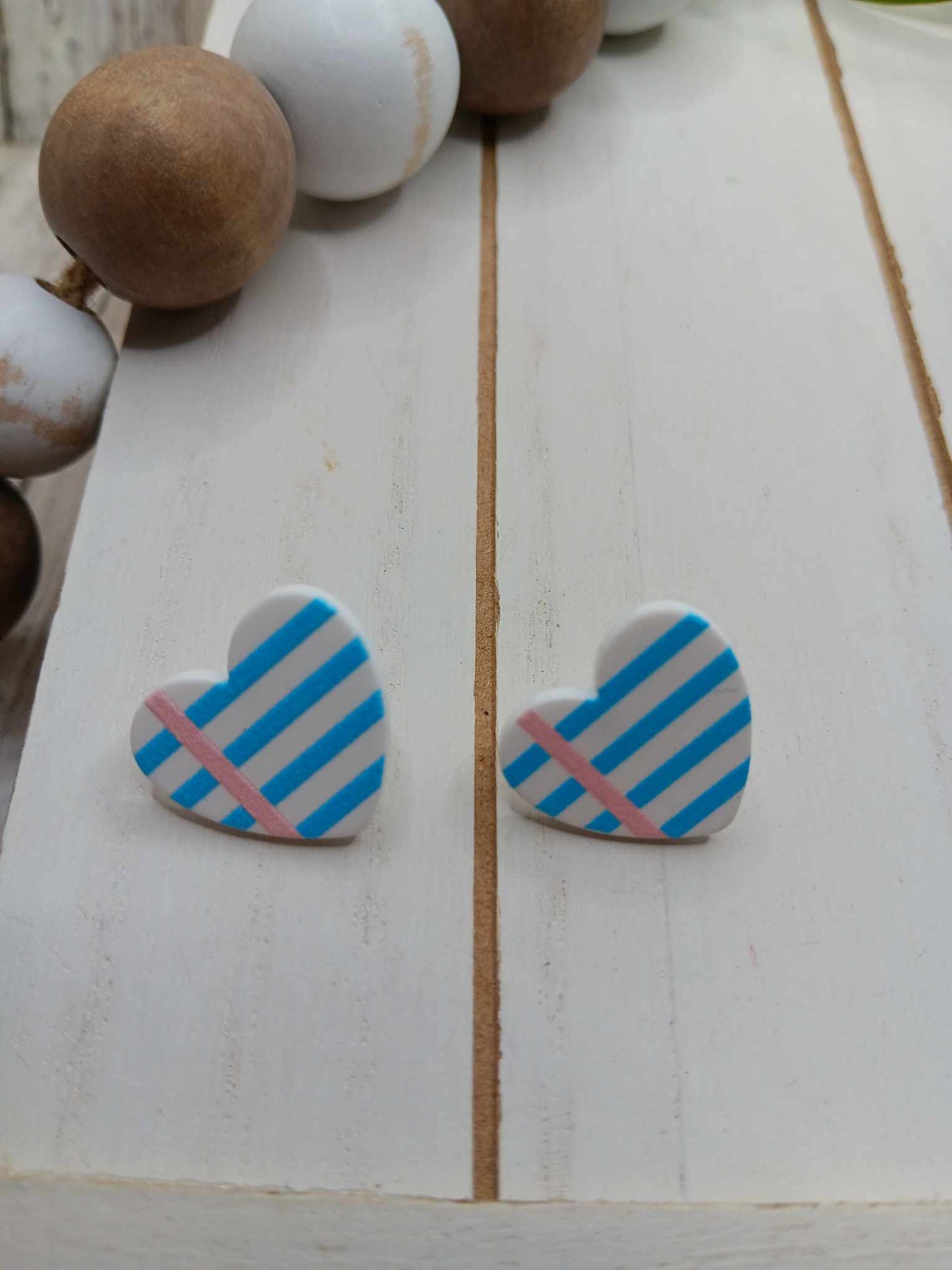 Notebook Heart Earrings
