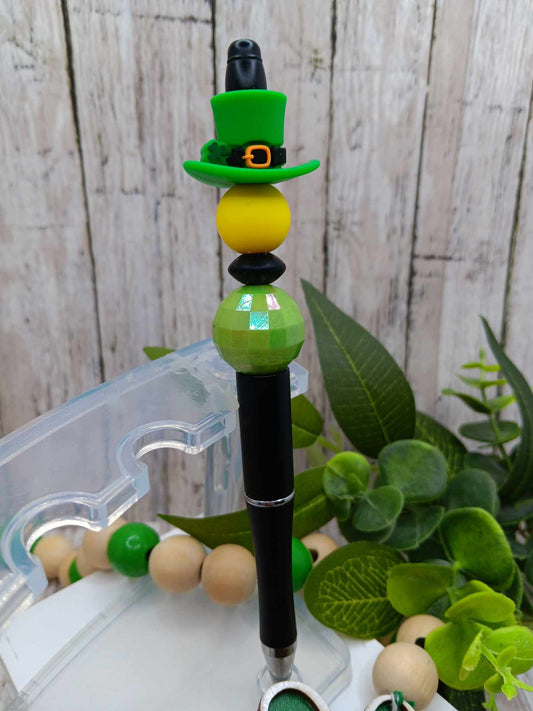 Leprechaun Hat Beaded Ink Pen