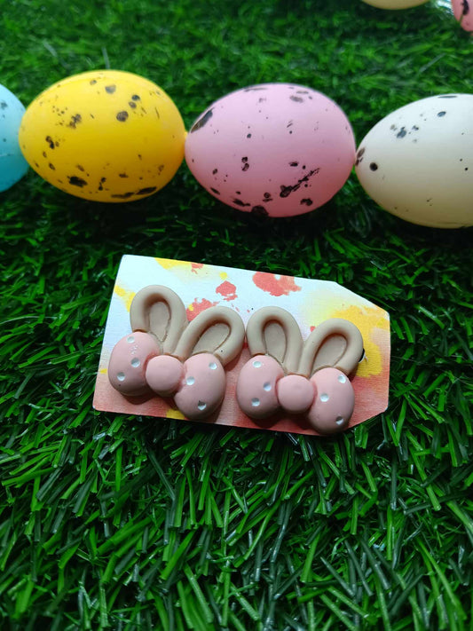 Bunny Ears w/ Bow Earrings