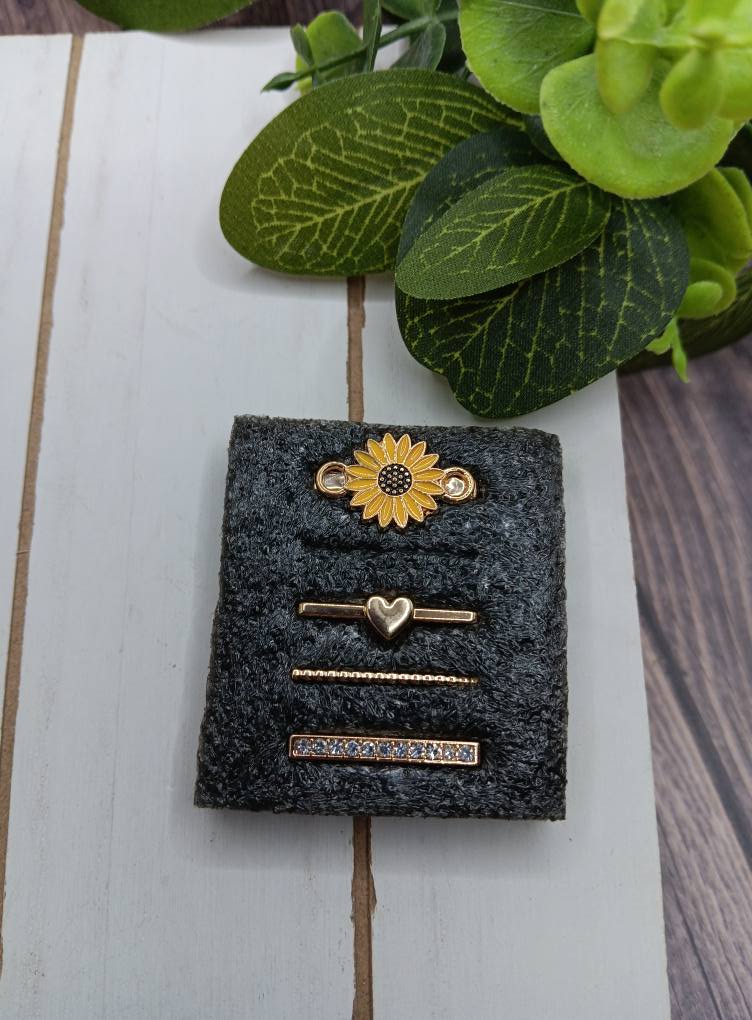 Sunflower Watch Band Accessory Set