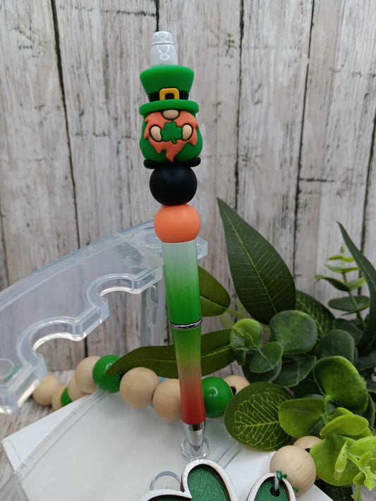 Leprechaun Beaded Ink Pen