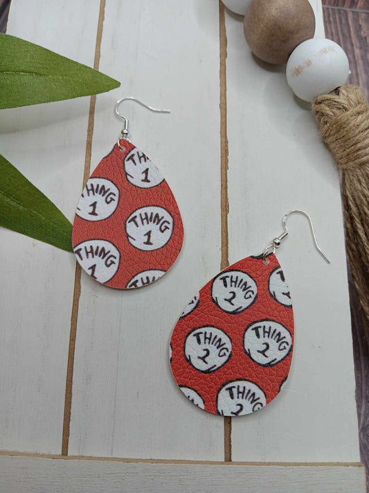 Thing 1, Thing 2 Earrings