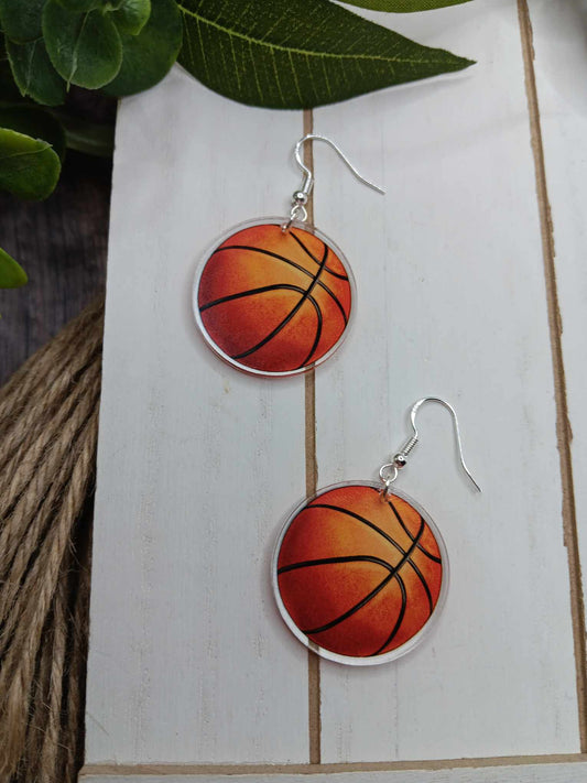 Basketball Earrings