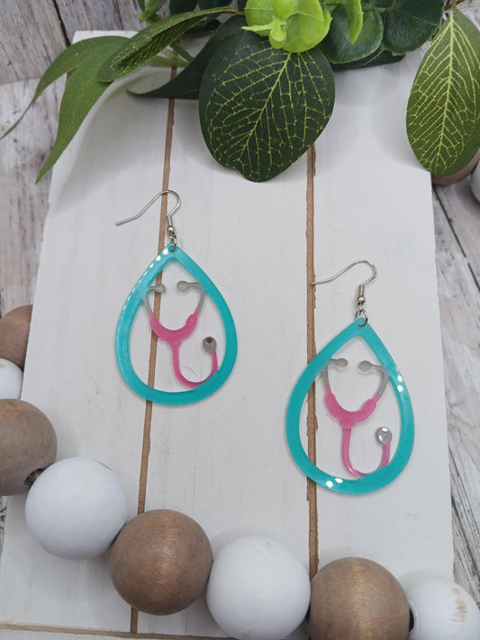 Stethoscope Nurse Earrings