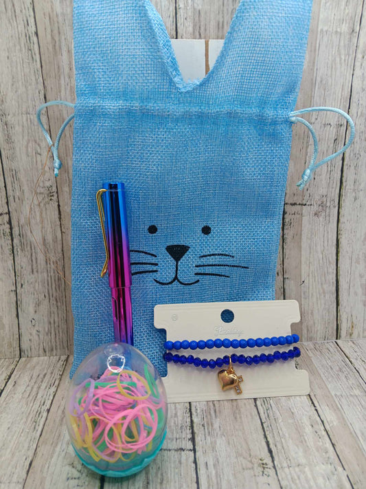 Blue Bunny Easter Set