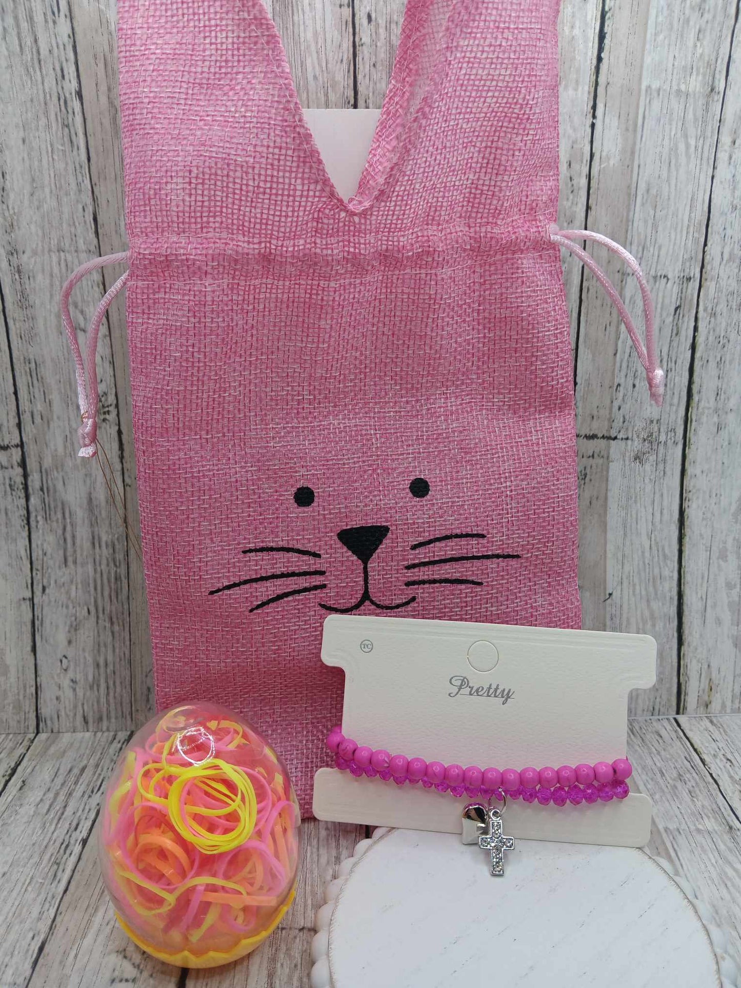 Pink Bunny Easter Set