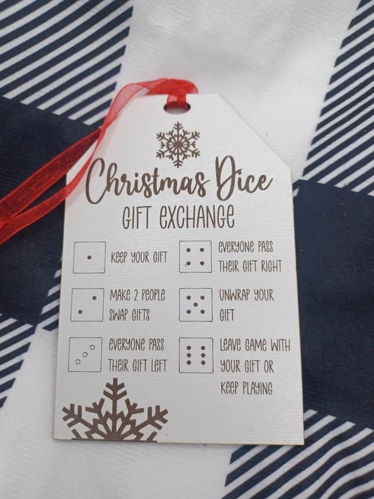 Christmas Dice Ornament Game