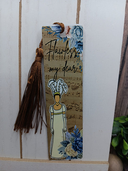 Flawless my Dear Metal Bookmark w/ Tassel
