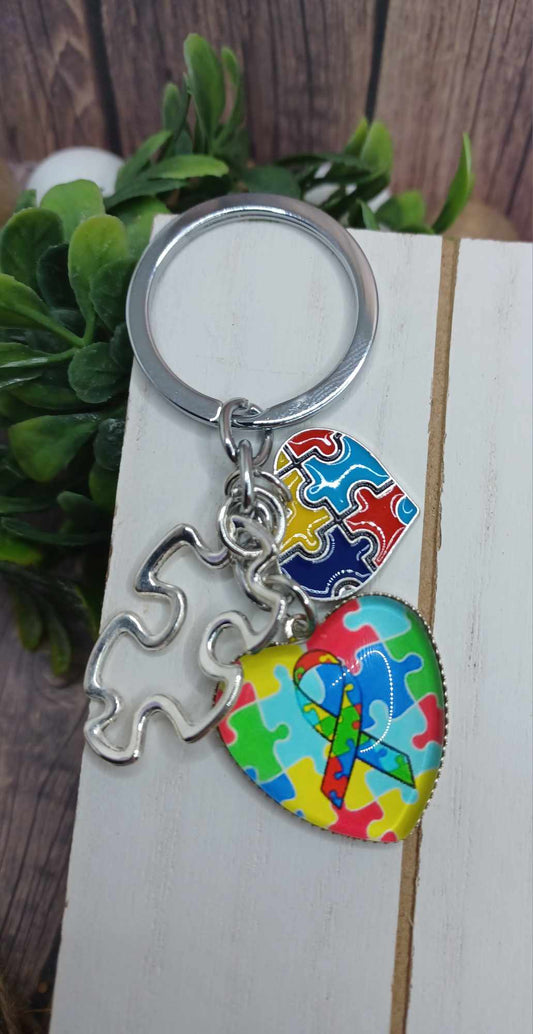 Autism Awareness Keychain