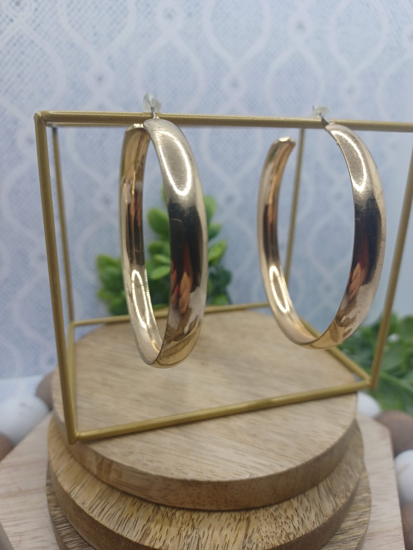 Smooth Gold Earrings