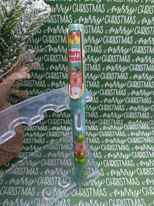 Merry Christmas Infinity Pencil - Green