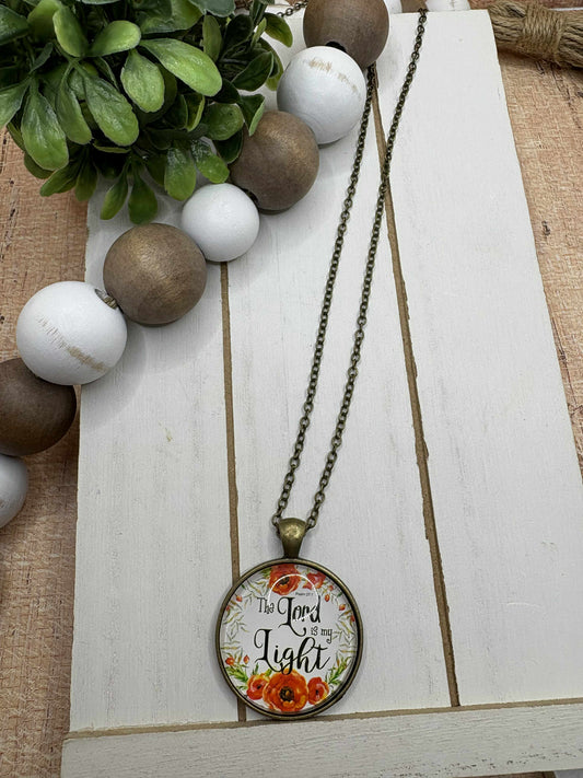 The Lord is my Light Necklace