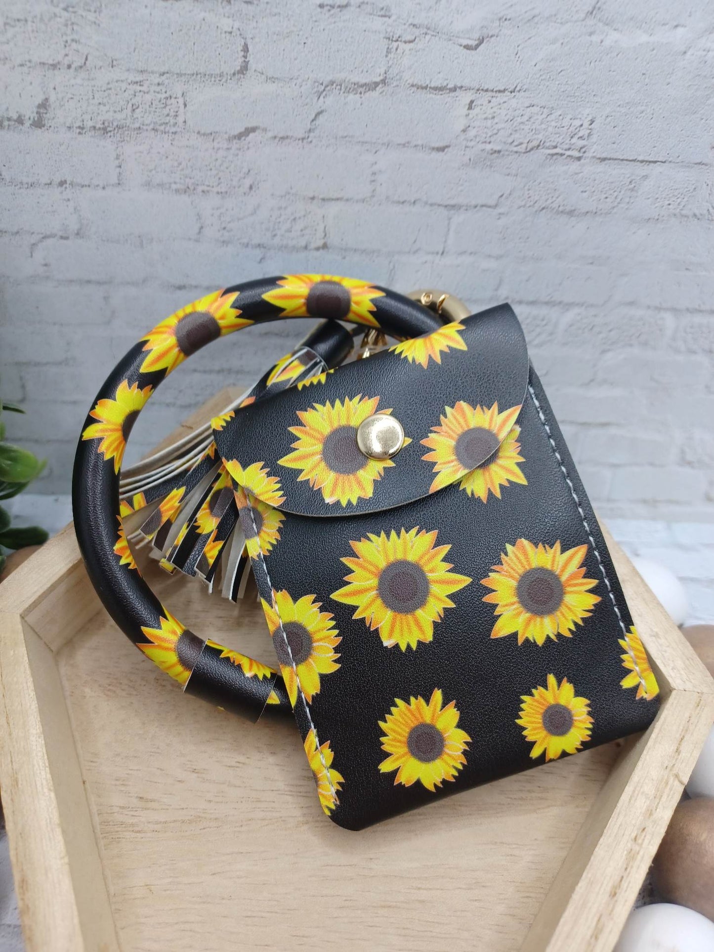 Sunflower Wristlet Wallet
