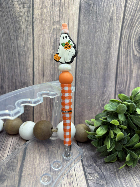 Ghost Beaded Ink Pen