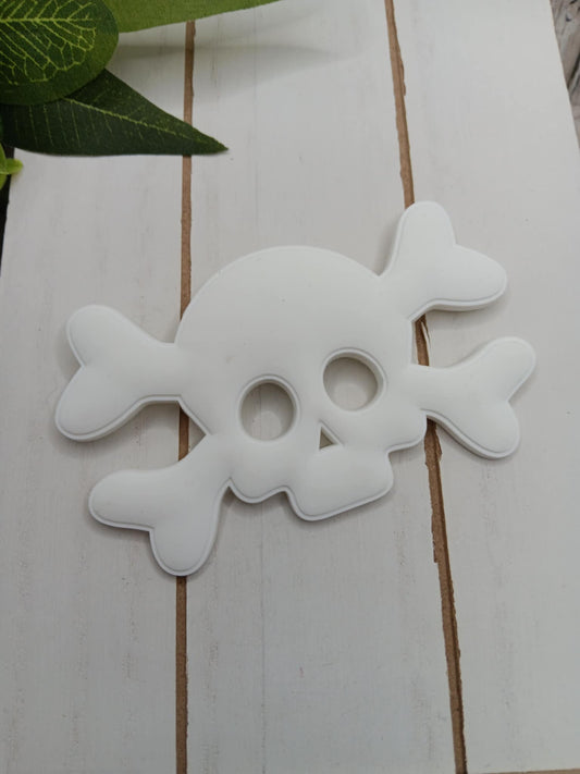 White Skull Bag Charm