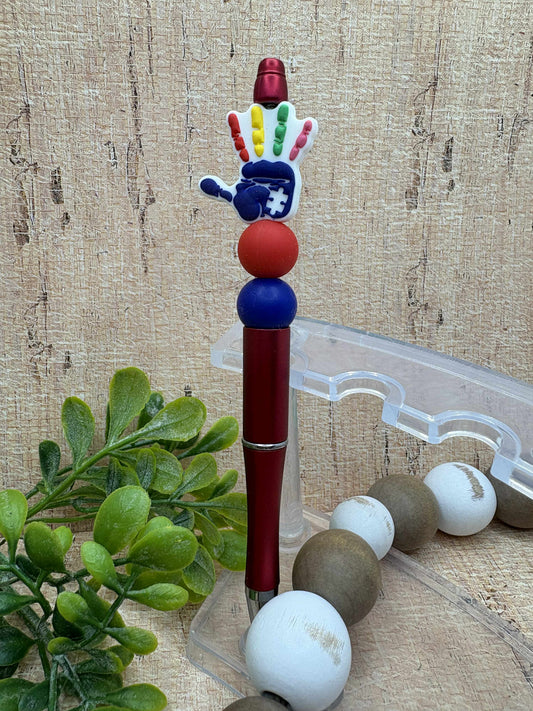 Autism Beaded Ink Pen