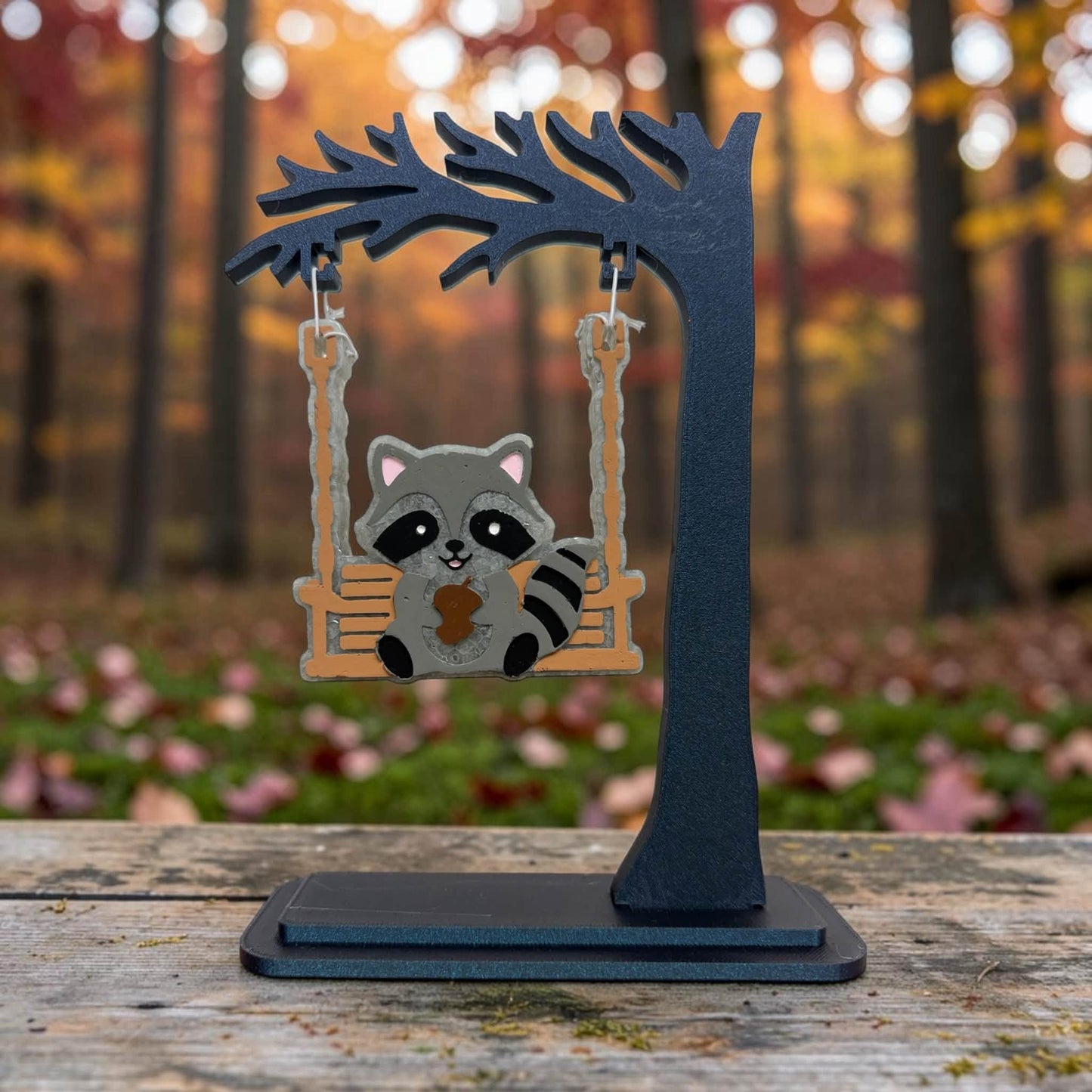 PREORDER - Swinging Racoon Freshie