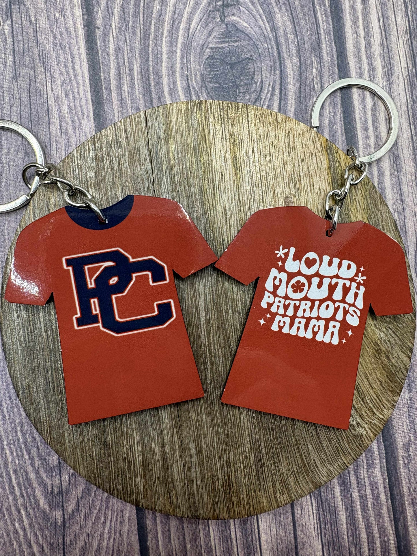 Paulding County High School Keychain - Loud Mouth Patriots Mama