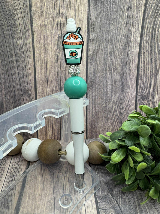 Pumpkin Spice Beaded Ink Pen