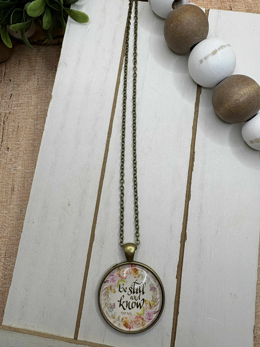 Be Still & Know Necklace