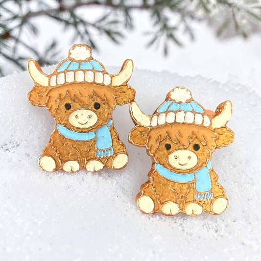 PREORDER - Winter Cow Vent Clips & Magnet Freshie Sets