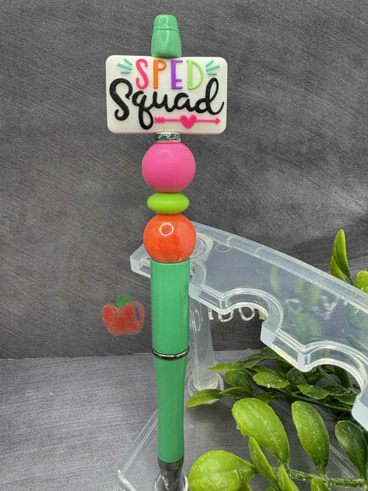 Sped Squad Beaded Ink Pen