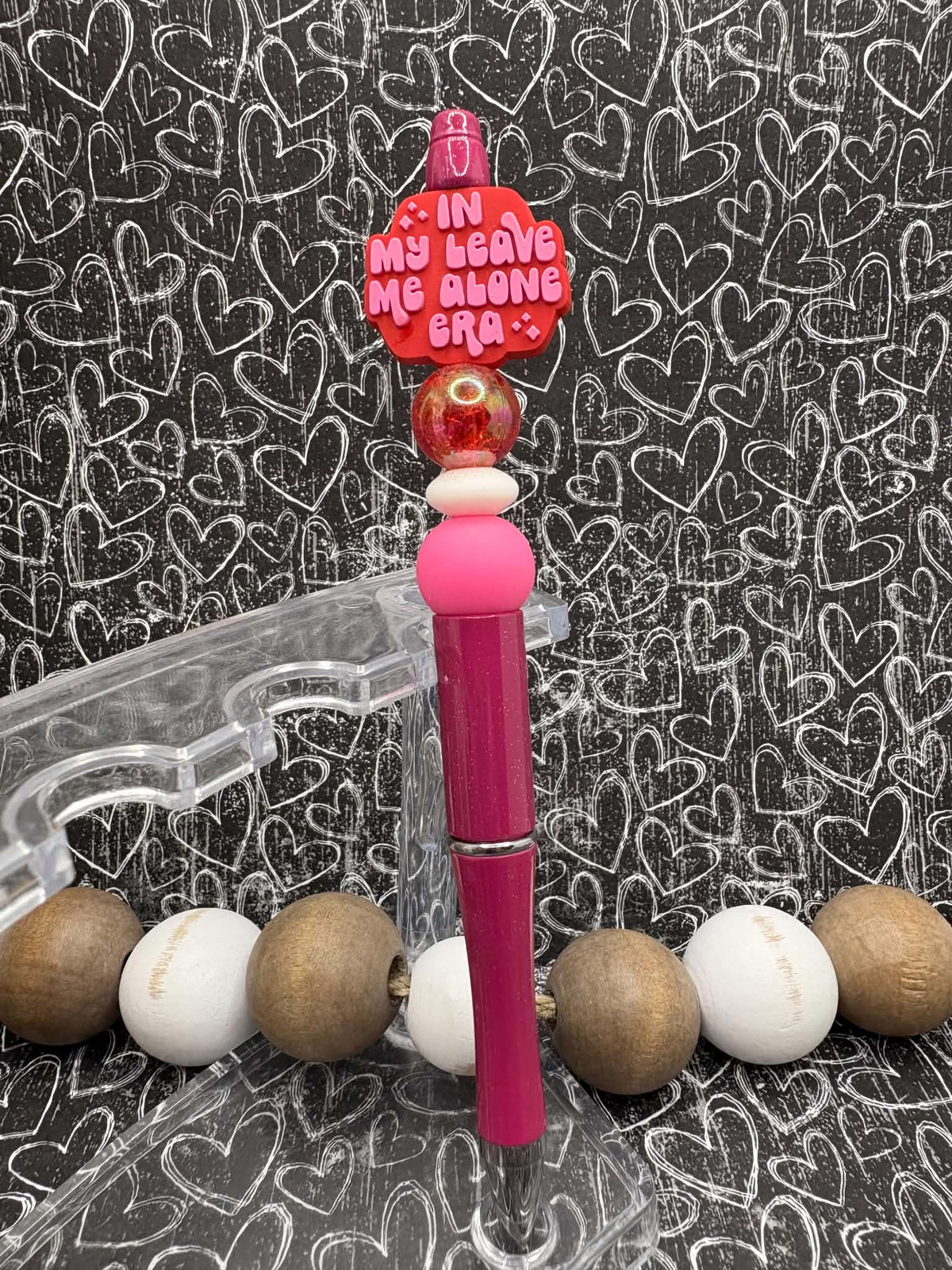 In My Leave me Alone Era Beaded Ink Pen