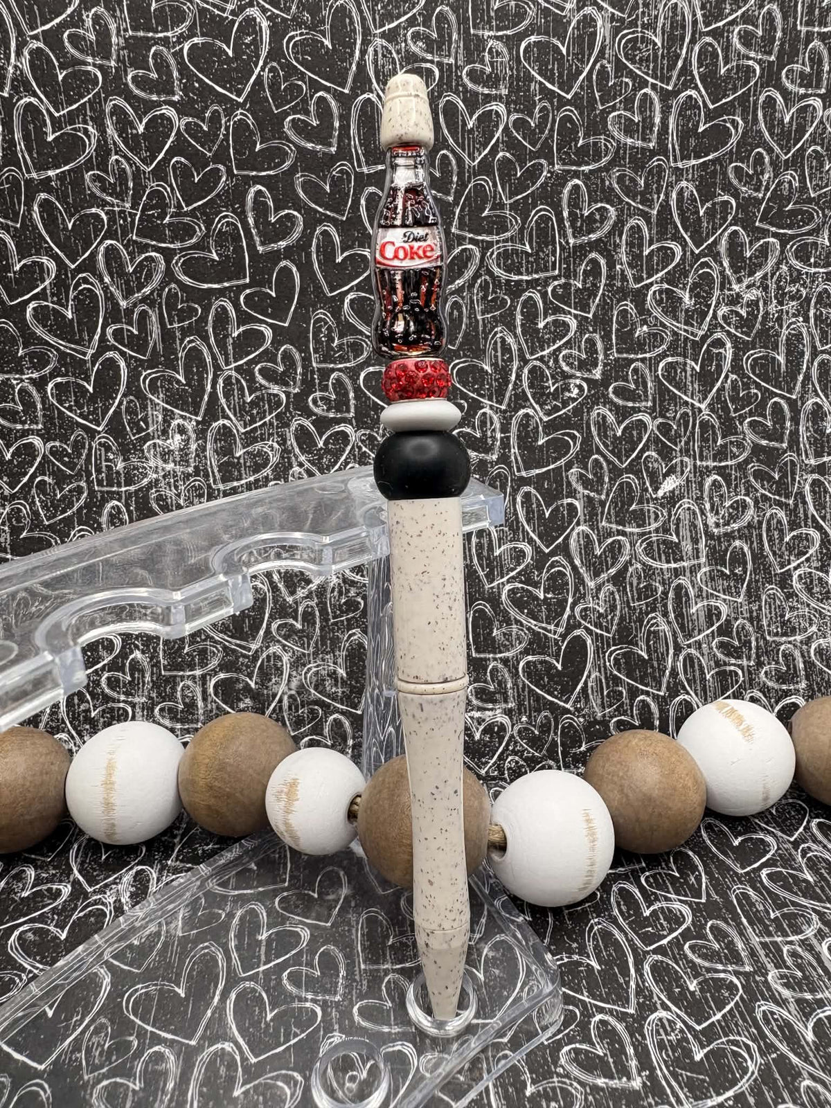 Cola Themed Beaded Ink Pen