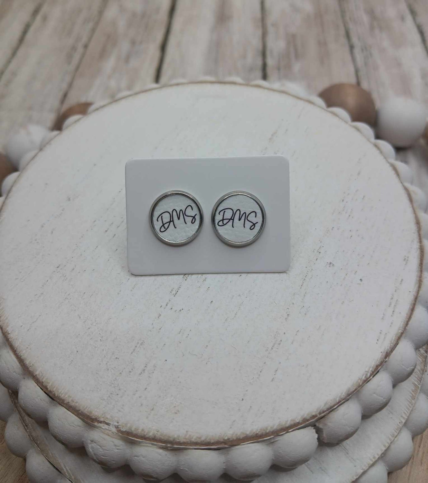 DMS Cursive Earrings