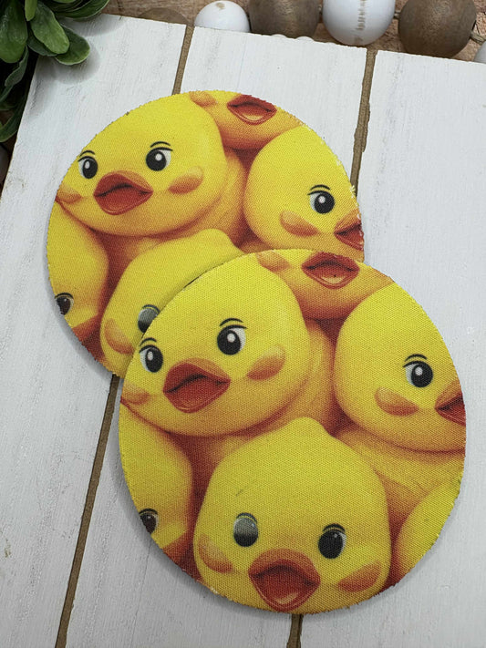 Yellow Duck Coaster Set