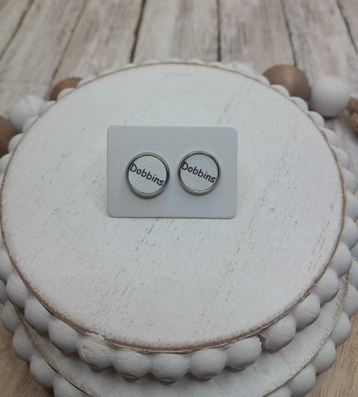 Dobbins Print Earrings
