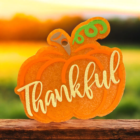 PREORDER - Thankful Pumpkin Freshie