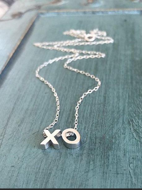 Silver XO Necklace