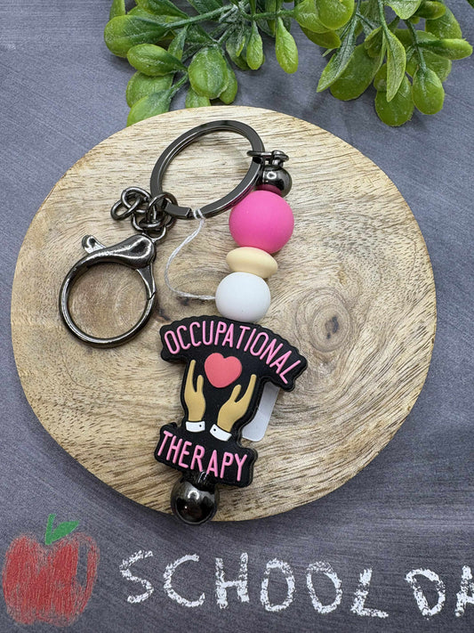 Occupational Therapy Beaded Keychain