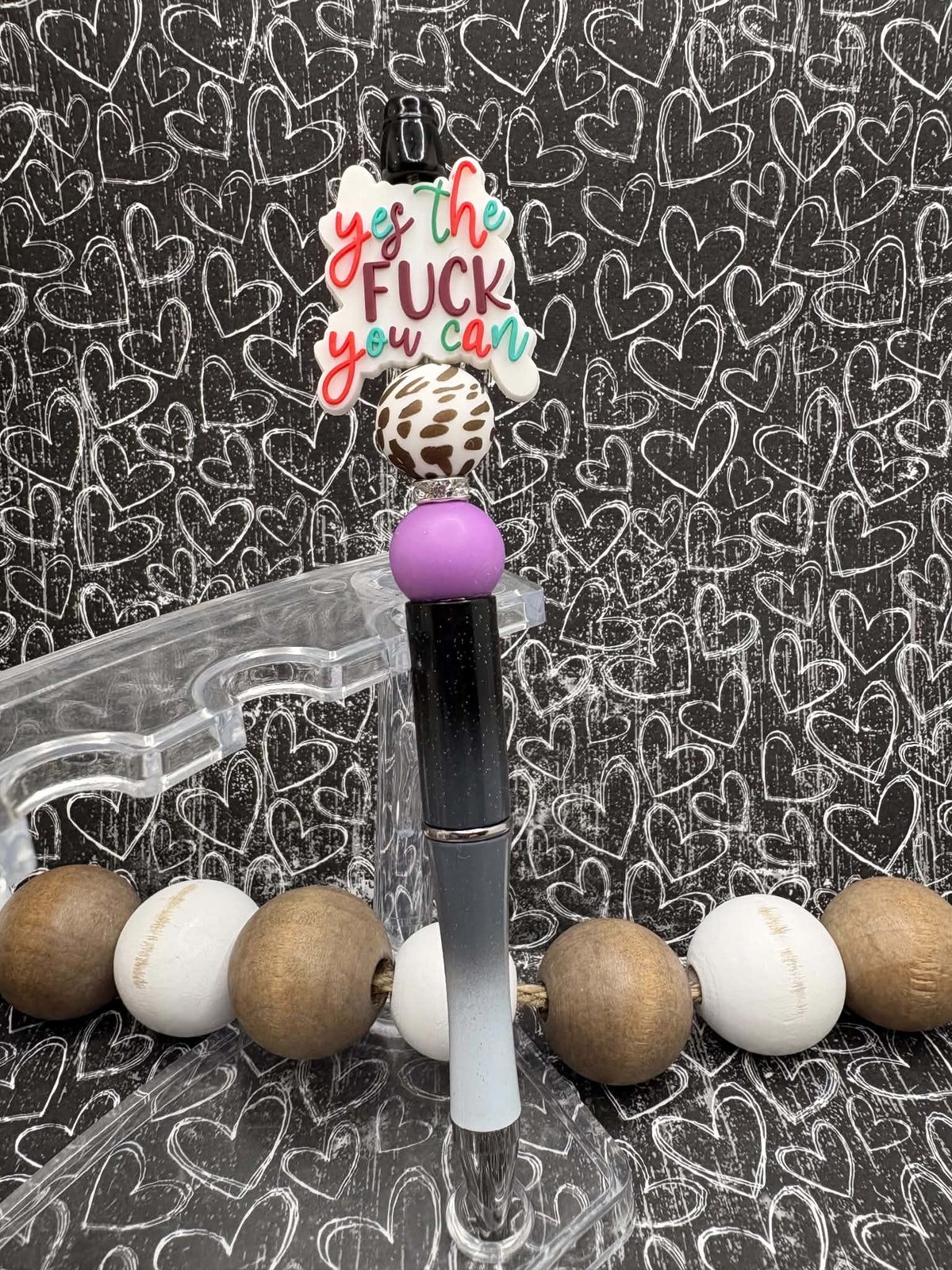 Yes the Fuck you can Beaded Ink Pen