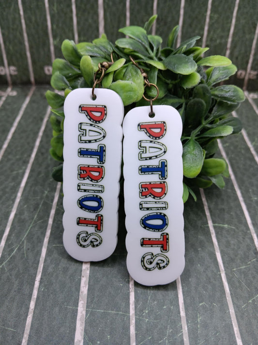 Paulding County Patriots Earrings