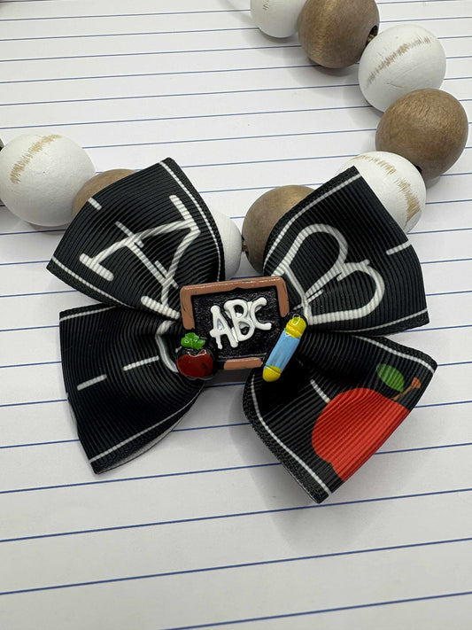 ABC Chalkboard Hair Accessory