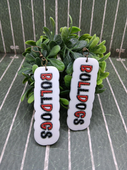 Bulldogs Earrings