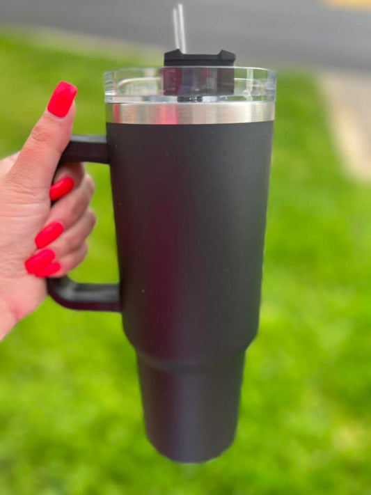 Black 40 oz Tumbler