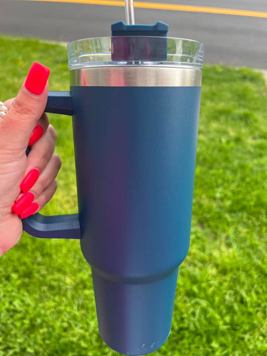 Navy Blue 40 oz Tumbler