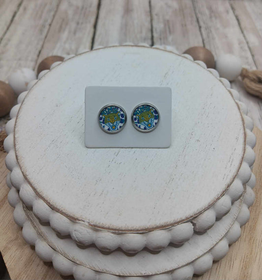 Dobbins Blue JAG Earrings