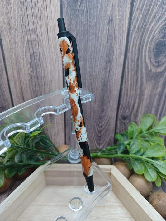 Brown Cow Print Pen