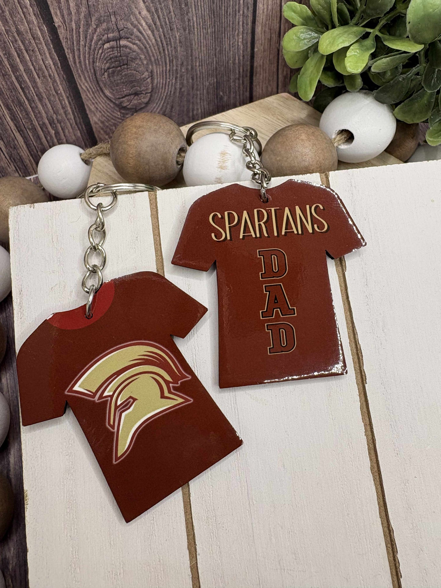 South Paulding Spartans DAD Keychain