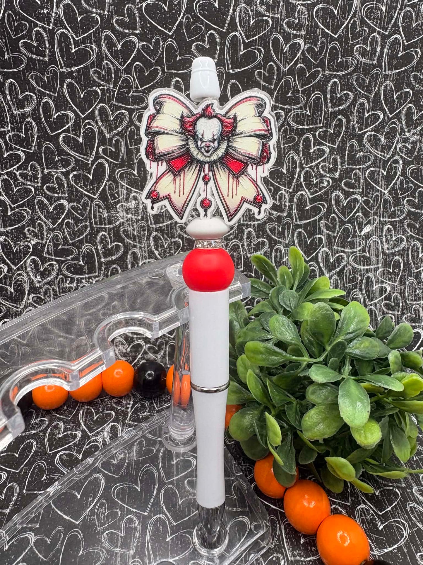 Clown Beaded Ink Pen