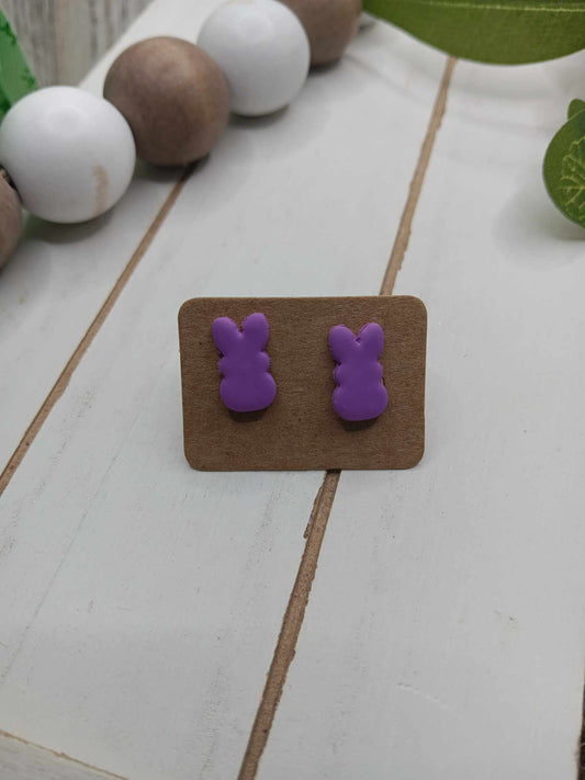 Purple Chick Earrings