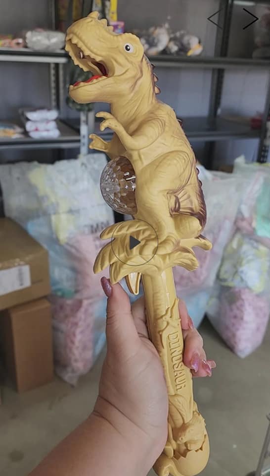Light up Roaring w/ Steam Dinosaur Toy