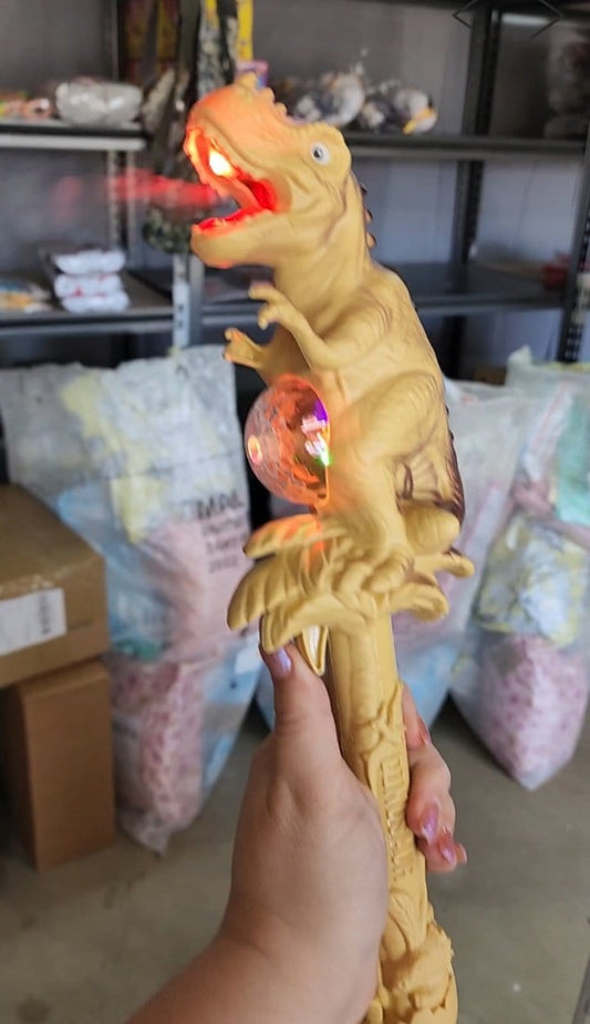 Light up Roaring w/ Steam Dinosaur Toy