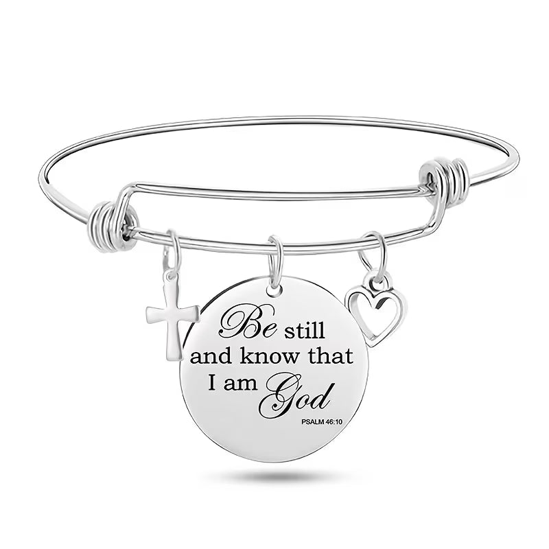 Be Still & Know Inspirational Bracelet