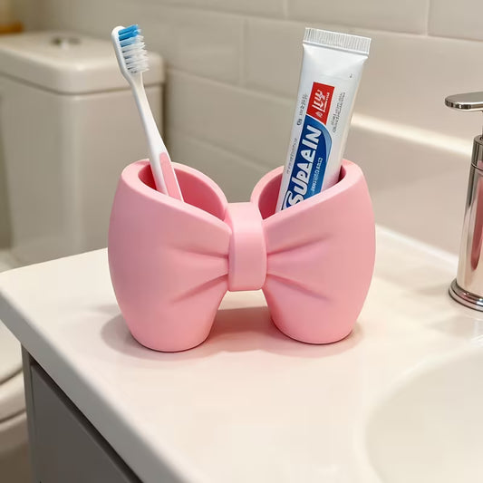 Pink Bow Holder