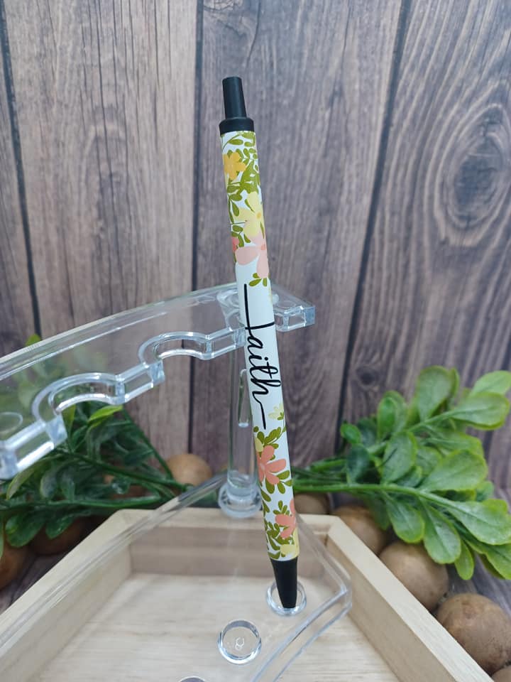 Faith Floral Pen